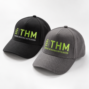 THM Basecap in schwarz oder grau