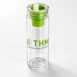 Durchsichtige THM Trinkflasche