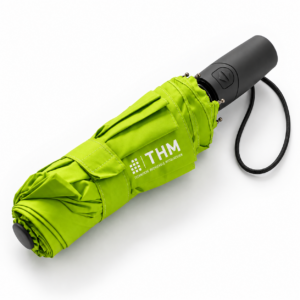 Grüner THM Regenschirm